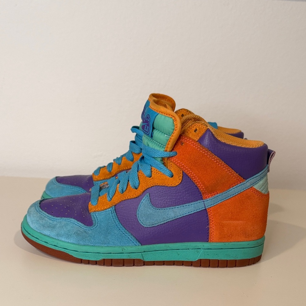 Nike Dunk High 6.0 – Teal / Purple / Orange (Circa 2008)